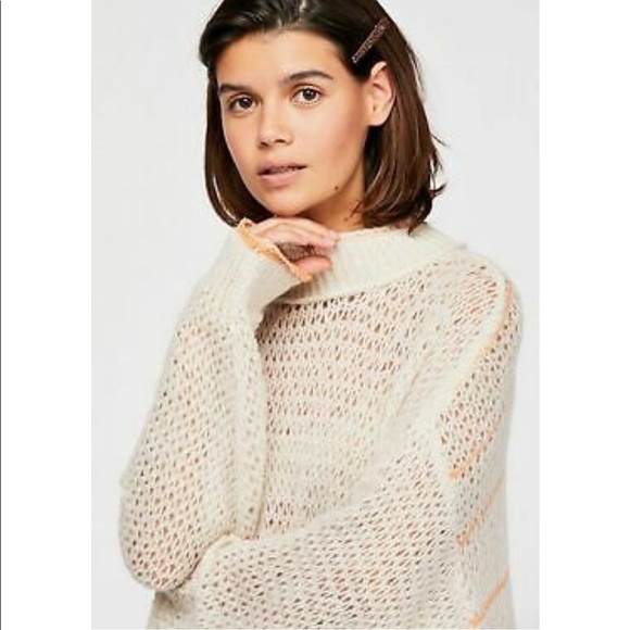 Free People 🌟 Float On Peplum Sweater - Picture 3 of 7